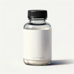 concept art of a white liquid dietary supplement in a transparent round bottle, black top, by gil elvgren, white tones, white background, digital painting, artstation, concept art, smooth, sharp foccus ilustration hq