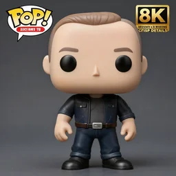 “ very very highly detailed photorealistic jeff bezos funko pop, studio lighting and shading, 8 k, award - winning crisp details ”