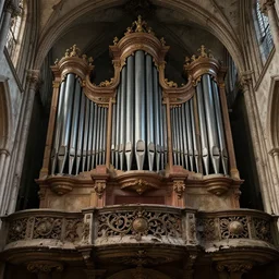 pipe organ in an ornate cathedral interior, abstract, decay, evil textures, infinitely complex detail, by antoine wiertz and noah bradley, visually stunning, cinematic, ultra realistic, hyper realism, 1 2 k, epic, octane render, unreal engine, vfx, maya