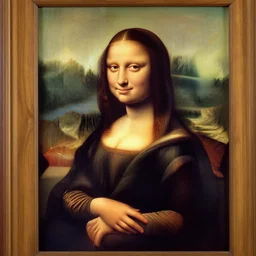 queen of england painted as the monalisa
