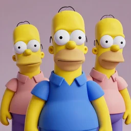 3 d cgi artstation masterpiece. bonkers lol lmao rofl hilarious funny humorous haha dank photorealistic irl homer simpson meme. portrait. zany mannerism. octane 3 d render. sharpen filter. hyperdetailed full - color skin textures. human like rendition.