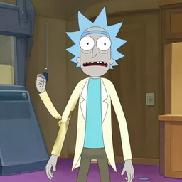 Doc from Back to the Future in Rick and Morty