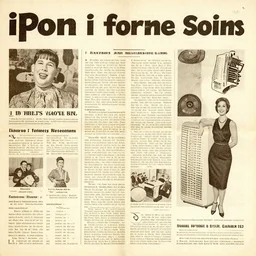 1950s newspaper ad for iPhon