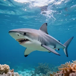 highschool photo of a shark