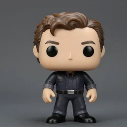 studio photograph of a Stephen Fry funko pop, 8k, detailed, product photography, studio lighting