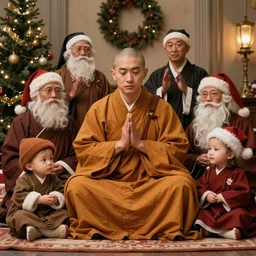 the ninth monk of christmas on the loo