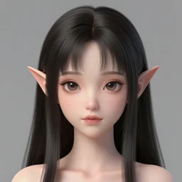 character concept art of a beautiful anime alien girl | | cute - fine - face, pretty face, realistic shaded perfect face, fine details by stanley artgerm lau, wlop, rossdraws, james jean, andrei riabovitchev, marc simonetti, and sakimichan, tranding on artstation