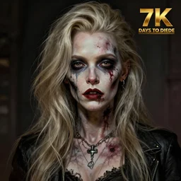 portrait of young debbie harry as a zombie, 7 days to die zombie, fine art, award winning, intricate, elegant, sharp focus, cinematic lighting, highly detailed, digital painting, 8 k concept art, art by guweiz and z. w. gu, masterpiece, trending on artstation, 8 k