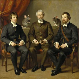 rat dignitaries by ilya repin