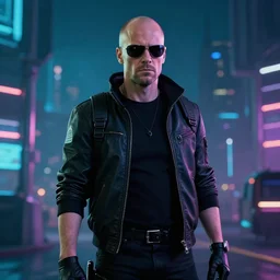 emmett brown in the cyberpunk universe