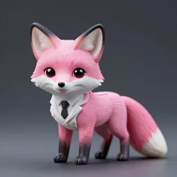 pink fox in a suit 8 5 mm