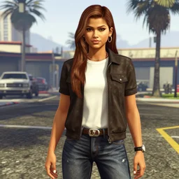 zendaya gta v art