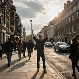 panic on the streets of London