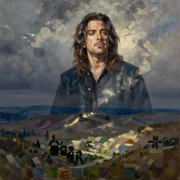 ozzy osbourne, oil on canvas