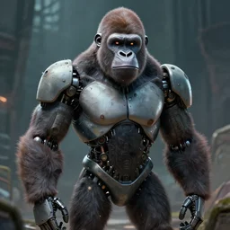 🤖🦍digital Art, Greg rutkowski, Trending artstation,cinematic
