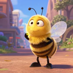 bee movie in the style of bee movie