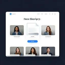 File sharing website design