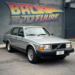 volvo 240 the new time machine in Back to the Future IV