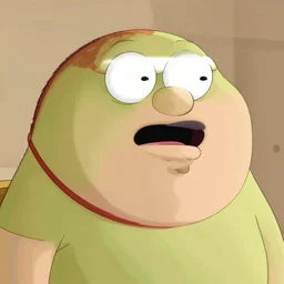 closeup dslr photo of quagmire from family guy, realistic,