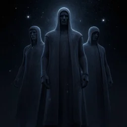 out in the dark, among the stars, the god is dead by barclay shaw, andreas rochas, dan mumford and craig mullins. 8 k, intricate details, illustration, dynamic lighting, unreal engine, featured on artstation, soft glow.
