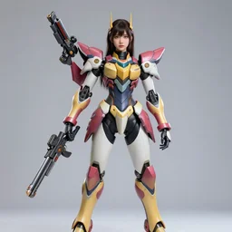 legally kind colorful female divine mech paladin gun dream machina westworld studio portrait absurdly beautiful, elegant, young sexy elegant woman, super fine surreal detailed face illustration by kim jung gi, iraq nadar, intricate lines, sharp focus, vibrant colors, matte, octopath traveler, final fantasy, unreal engine highly rendered, global illumination, radiant light, intricate environments