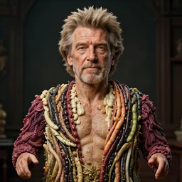 hyperrealistic dslr film still of legumes arranged to resemble jeff goldblum, stunning 8 k octane comprehensive 3 d render, inspired by istvan sandorfi & greg rutkowski & unreal engine, perfect symmetry, dim volumetric cinematic lighting, extremely hyper - detailed, incredibly real lifelike attributes & flesh texture, intricate, masterpiece, artstation, stunning