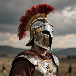 medieval centurian helmet roman centurion helmet with plume