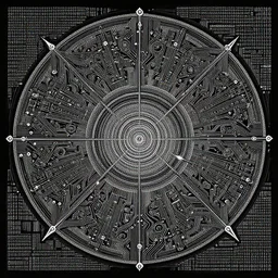 digits engine, circuitry, code, binary, cryptonomicon, mandala, dmt entity by jeffrey smith and wlop and gustave dore, artstation, intricate, beautiful, look at that detail!