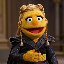 arya stark as a muppet