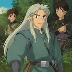 gandalf in the anime lord of the rings by studio ghibli, movie still frame, very detailed, artwork by hayao miyazaki, kentaro miura, satoshi kon, high quality, sharp image, high resolution, hd, 7 2 0 p, 4 k