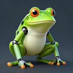 frog robot, digital Art, artstation, Greg rutkowski, Trending artstation,
