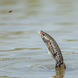 Archer fish shooting down an insect, national geographic
