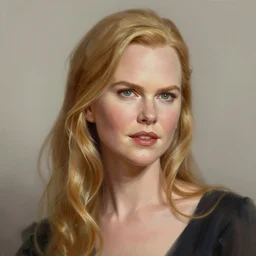 nicole kidman, portrait by ilya kuvshinov elegant highly detailed digital painting artstation pixiv