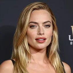portrait of Margot Robbie, Pixiv style, detailed,