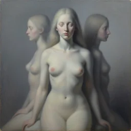 e extinct nirvana, surrealism, oil on canvas, high detail, hyperrealism, photo realistic
