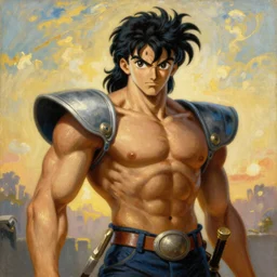 Painting of Char Aznable. Art by william adolphe bouguereau. During golden hour. Extremely detailed. Beautiful. 4K. Award winning.