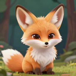 A fennec fox furry, vrchat avatar