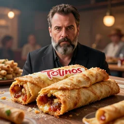 totinos pizza rolls, dany devito, pizza roll party, photorealistic, highly details, intricate, unreal engine 5, cinematic, bokeh, volumetric lighting, epic, serious