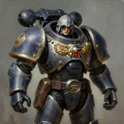 full character portrait max mad cyberpunk warhammer 4 0 k, machinist tech priest berserker assassin wearing goggles not the girl with the pearl earring character design, painting by gaston bussiere, katsuya terada, nc wyeth, greg rutkowski, craig mullins, vermeer, frank frazetta, mucha, tom of finland, trending on artstation, jeffery catherine jones