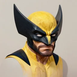 wolverine's head cute stick, masterpiece, trending on artstation