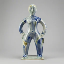 netherland painted ceramic sculpture, pictoplasma, by david lachapelle