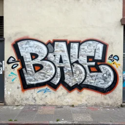 street graffiti by mr. brainwash