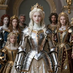 a masterpiece ultrarealistic ultradetailed portrait of beautiful full armored magic knight princess baroque renaissance. medium shot, intricate, elegant, by stanley artgerm lau, wlop, rossdraws, james jean, andrei riabovitchev, marc simonetti, background by james jean, light by julie bell, porcelain skin. global illumination. vfx