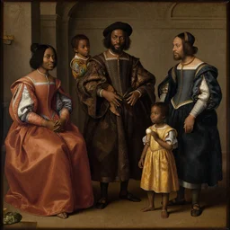 a black family in a renaissance painting n - 9
