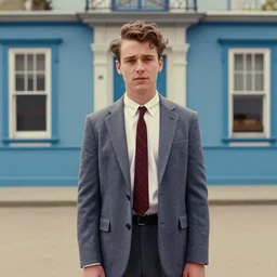 simon mayo in a wes anderson movie