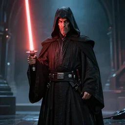Justin Sun as a sith lord in starwars