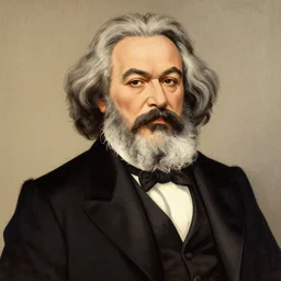 beautiful portrait ukiyo - e painting of karl marx by kano hideyori, kano tan'yu, kaigetsudo ando, miyagawa choshun, okumura masanobu, kitagawa utamaro