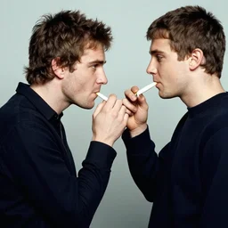 liam gallagher from oasis doing a line of coke off his brothers bottom