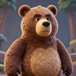 portrait 🤖🐻, octane render, detailed, brawl stars, unreal engine 5, cinema 4 d cinematic, artstation, greg rutkowski, clash of clan, clash royal