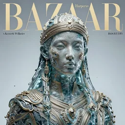 sculpture made of water, portrait, future, shaman, harper's bazaar, vogue, magazine, insanely detailed and intricate, concept art, ornate, luxury, elite, elegant, trending on artstation, by ruan jia, by Kenneth Willardt, by ross tran, by WLOP, by Andrei Riabovitchev,
